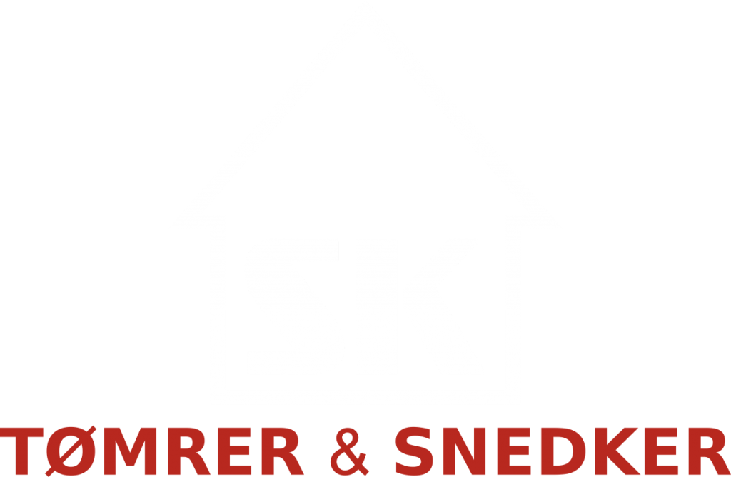 SK Tømrer og Snedker logo NEGATIV